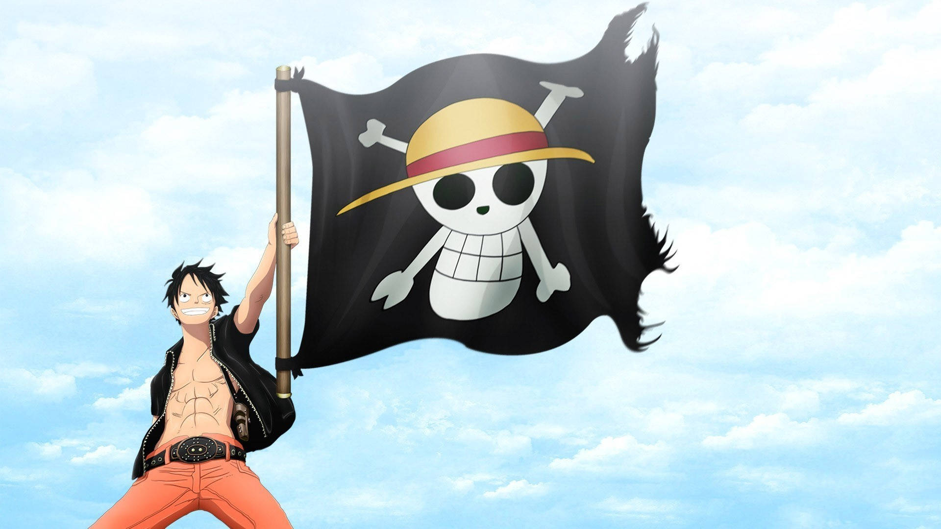 Luffy Chopper Μαύρη Σημαία — Λούφι Ταπετσαρία