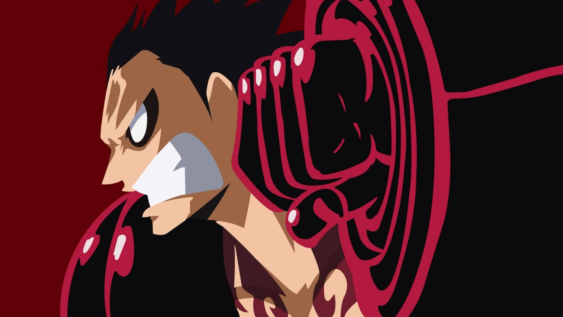 Luffy Gear 4 Διανυσματική Τέχνη Ταπετσαρία