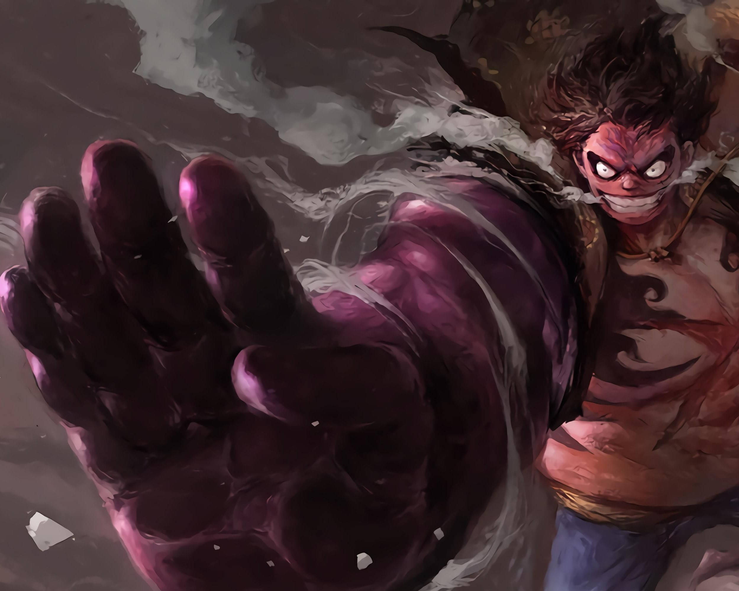 Luffy Gear 4 Τρομακτικό Χαμόγελο Ταπετσαρία