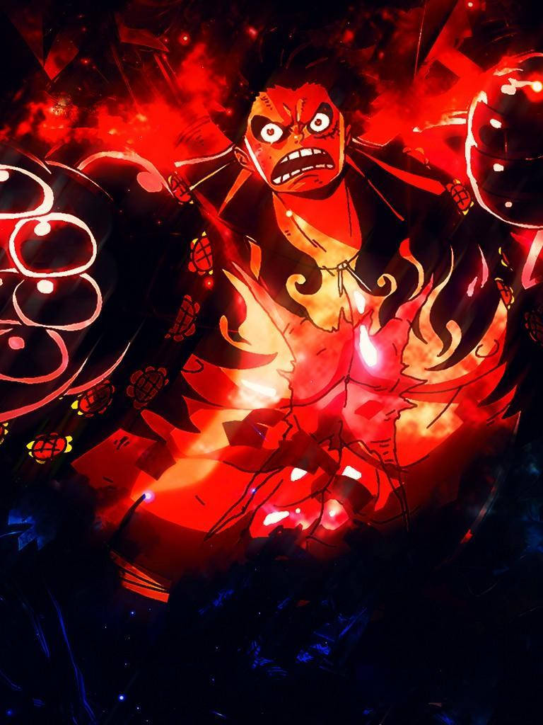Luffy Gear 4 Φλόγες Ταπετσαρία