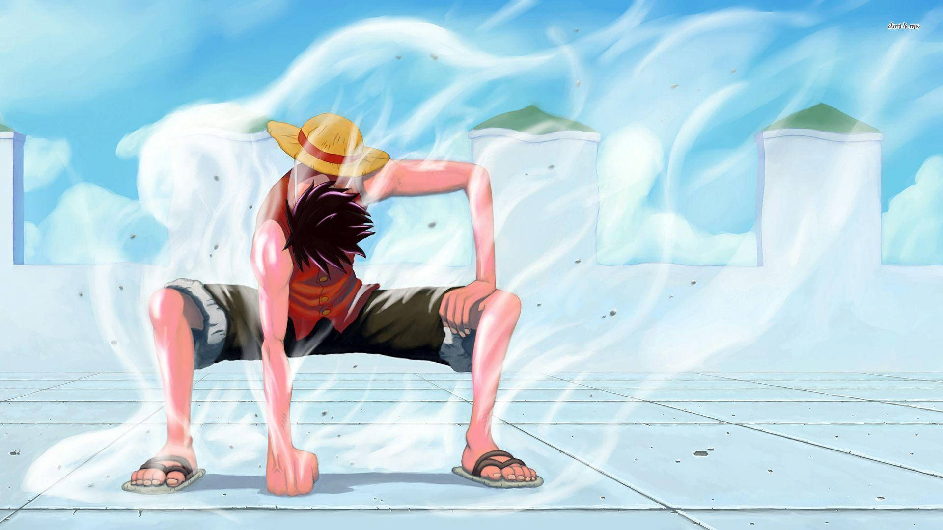 Luffy Γροθιά Ανέμου Ταπετσαρία