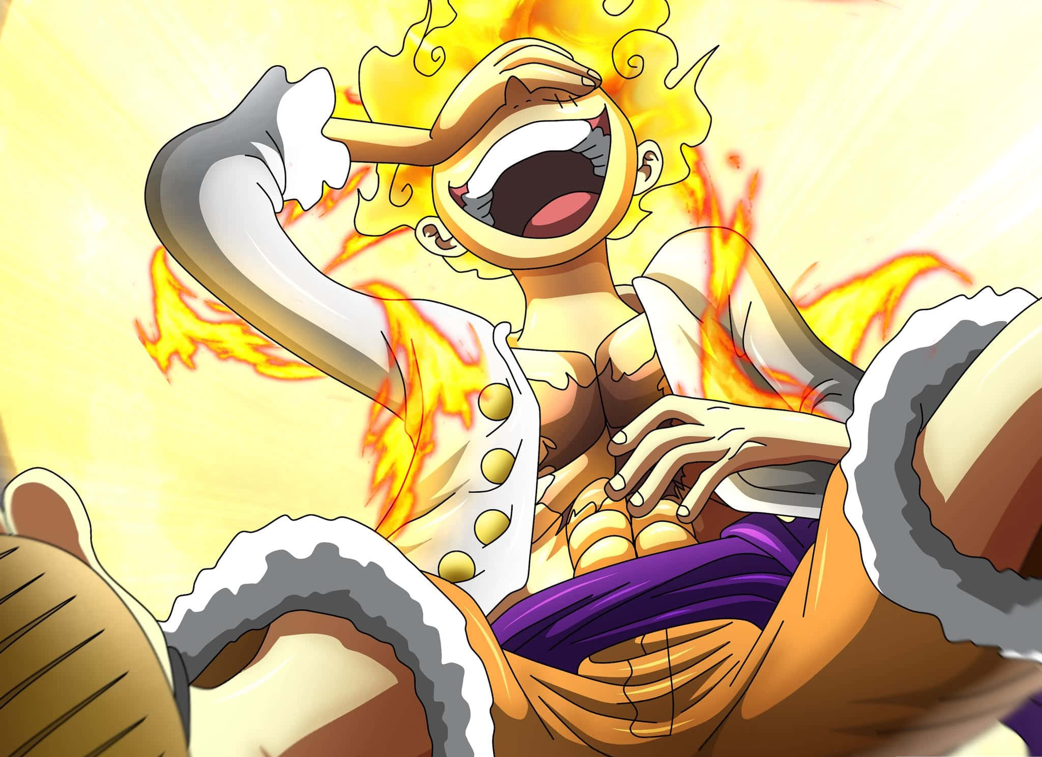 Εικόνα Luffy που γελάει από το One Piece Ταπετσαρία