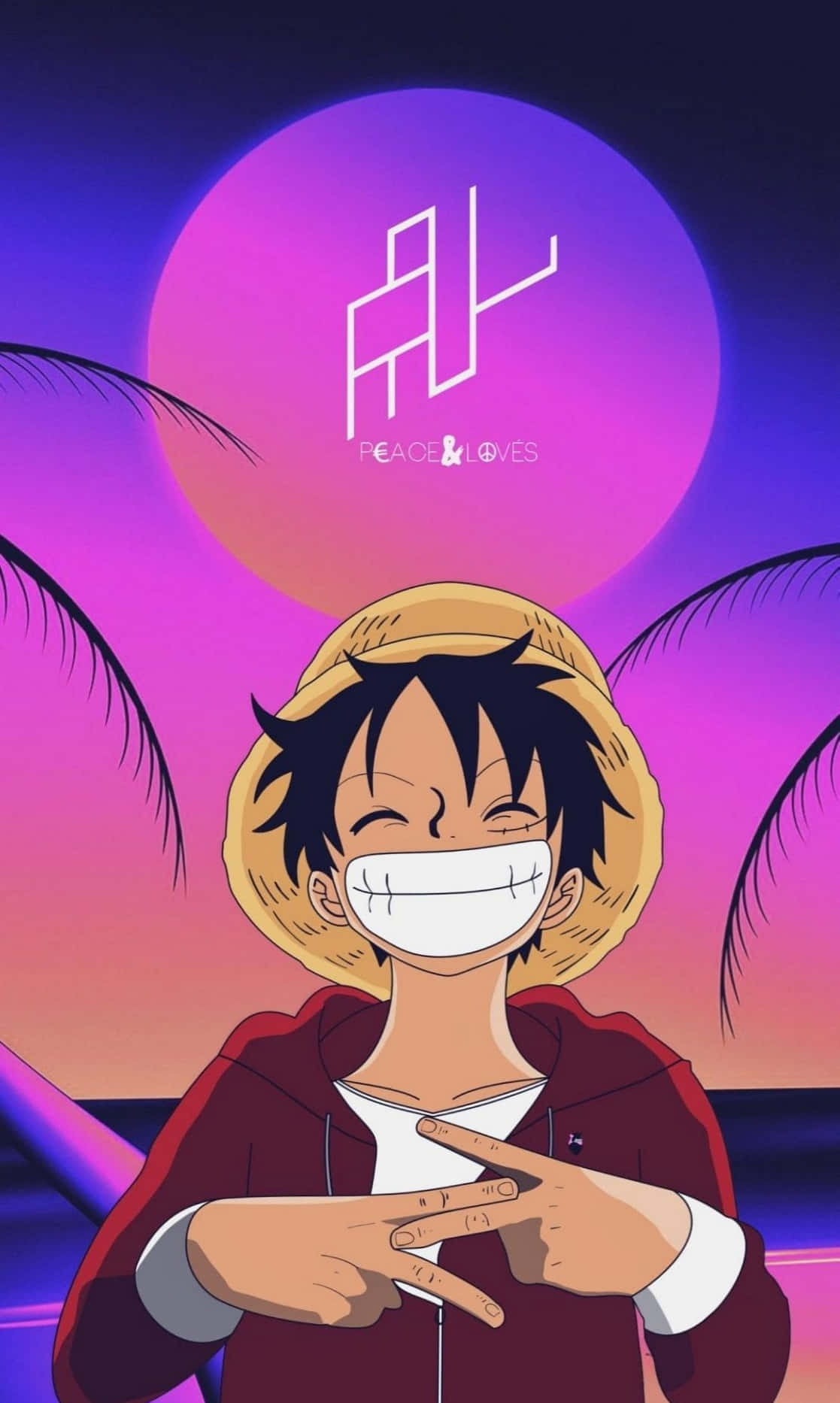 Χαμόγελο του Luffy από το One Piece για Κινητό Ταπετσαρία