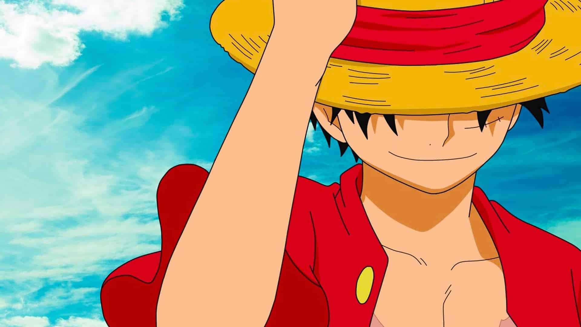 Εικόνα του Luffy από το One Piece να χαμογελάει Ταπετσαρία
