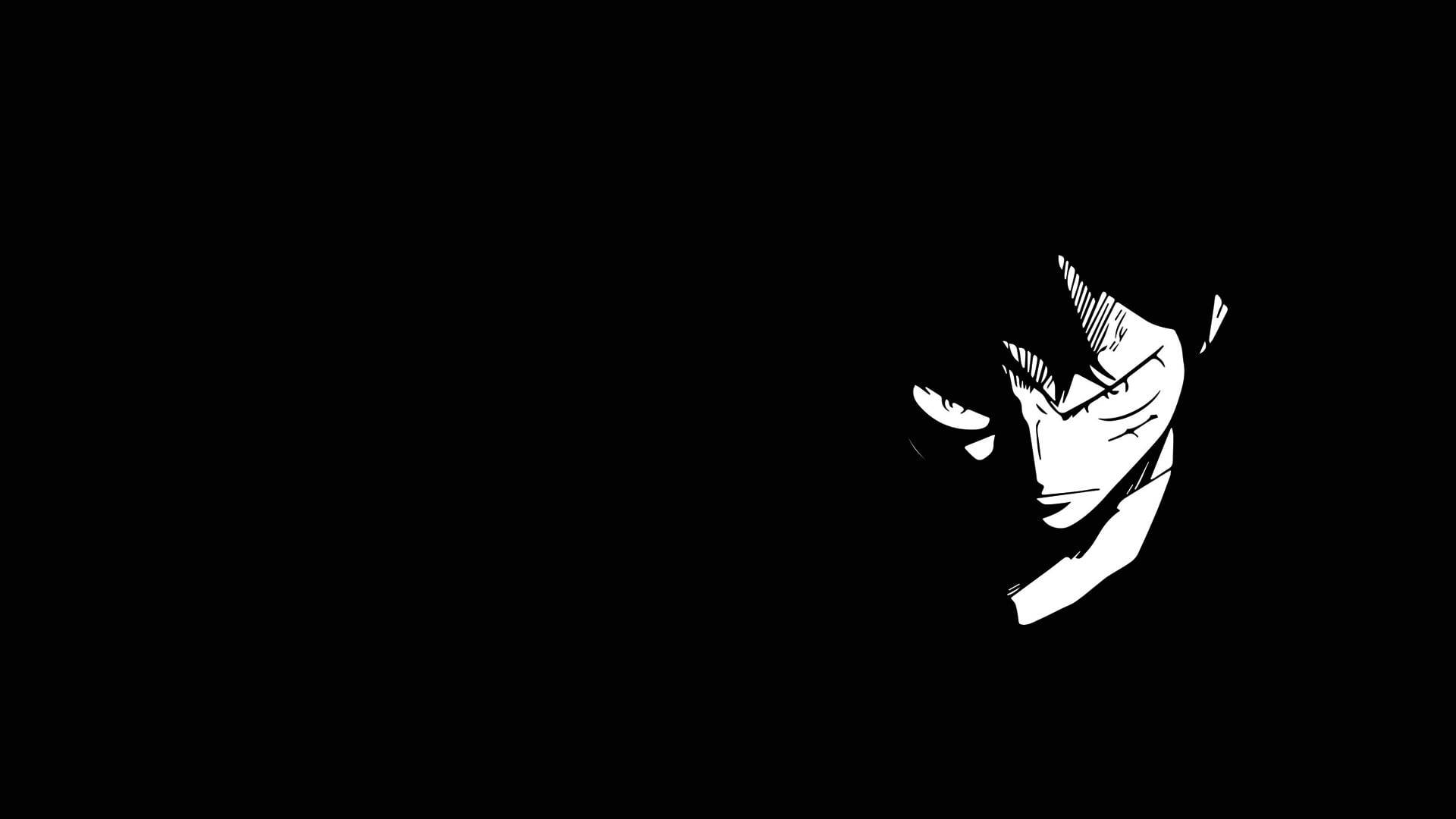 Luffy Σκοτεινή Αισθητική Anime Επιφάνειας Εργασίας — Σκοτεινό anime GIF Ταπετσαρία