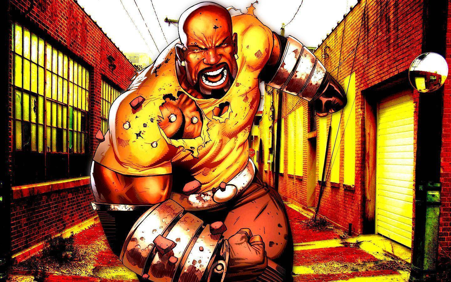 Εντυπωσιακός Μαύρος Υπερήρωας Luke Cage Ταπετσαρία