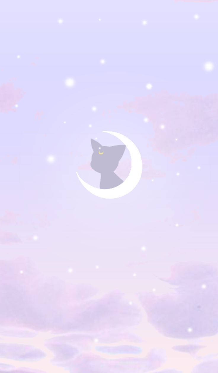 Luna με Ημισέληνο Sailor Moon iPhone Ταπετσαρία