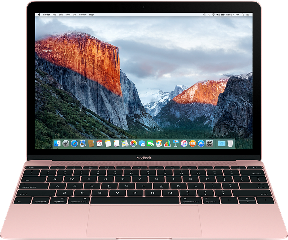 Οθόνη MacBook Pro σε Ροζ Χρυσό Ταπετσαρία