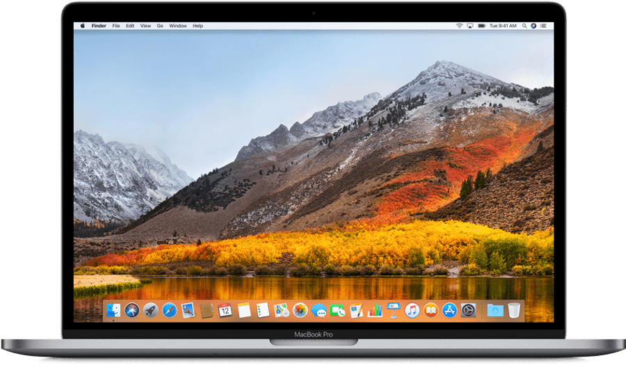 MacBook Pro με ταπετσαρία βουνού Ταπετσαρία