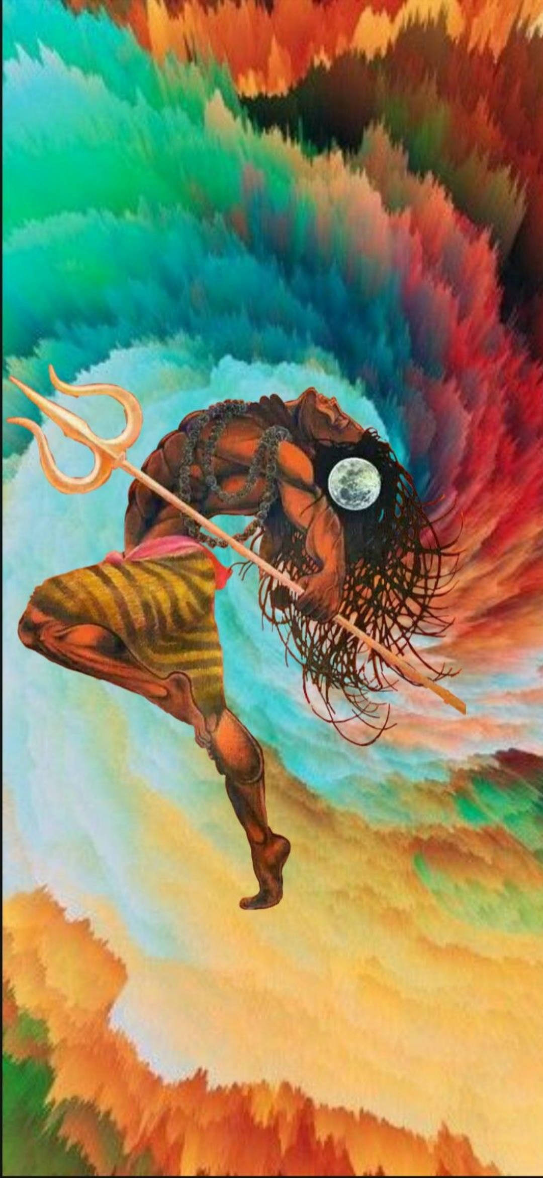 Mahakal Σελήνη Τέχνη Ταπετσαρία