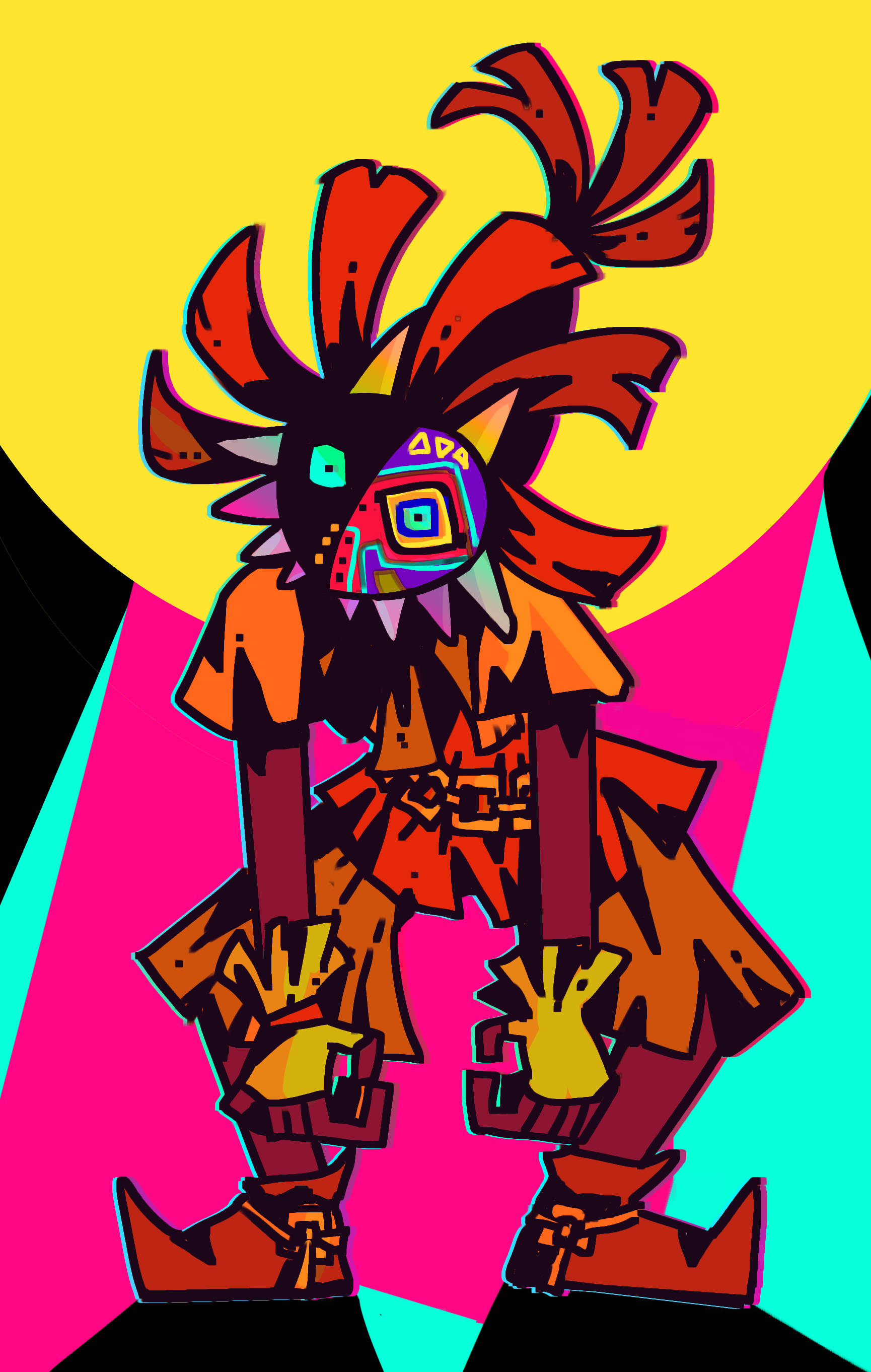 Majora's Mask Pop Art Ταπετσαρία