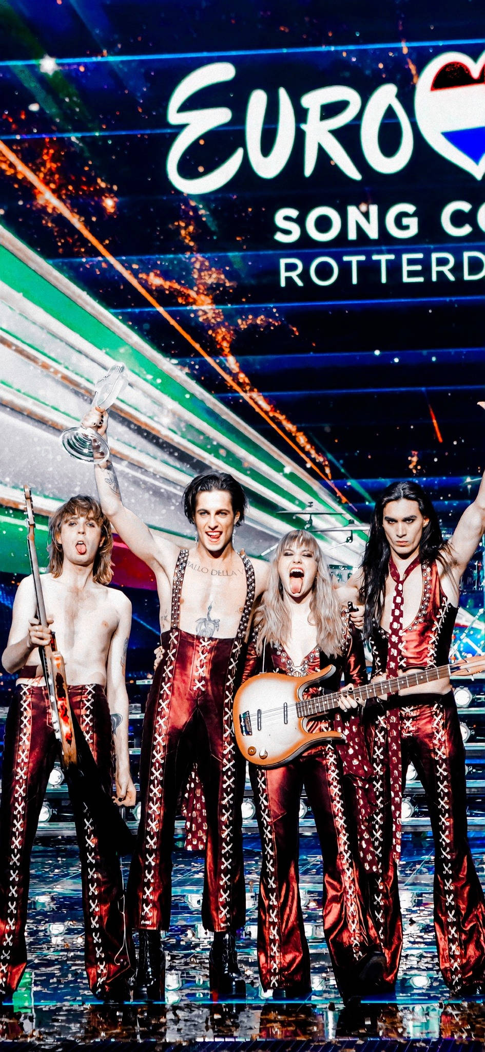 Maneskin Όρθιοι στη Σκηνή Ταπετσαρία