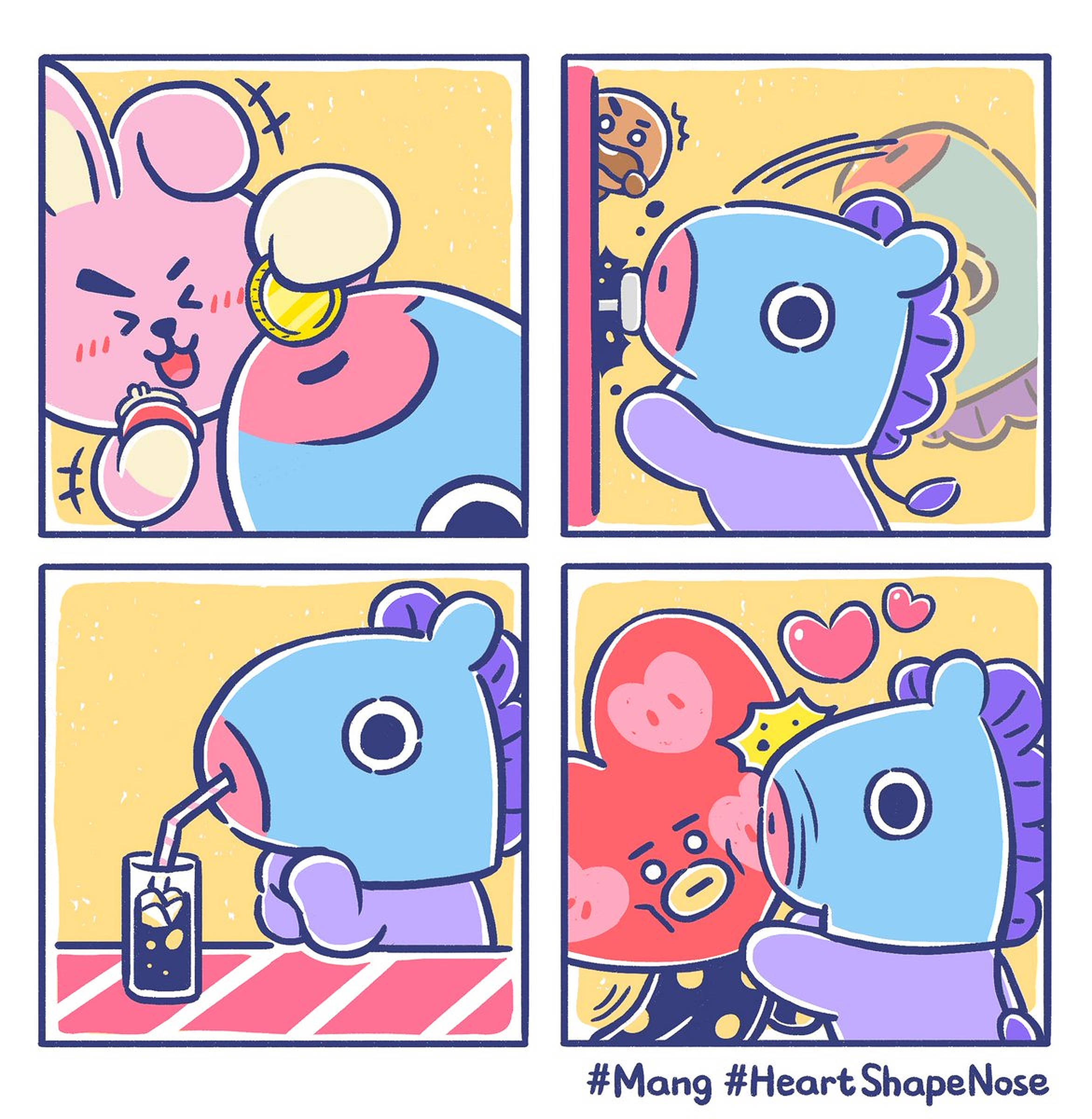 Mang Bt21 Κόμικς Ταπετσαρία