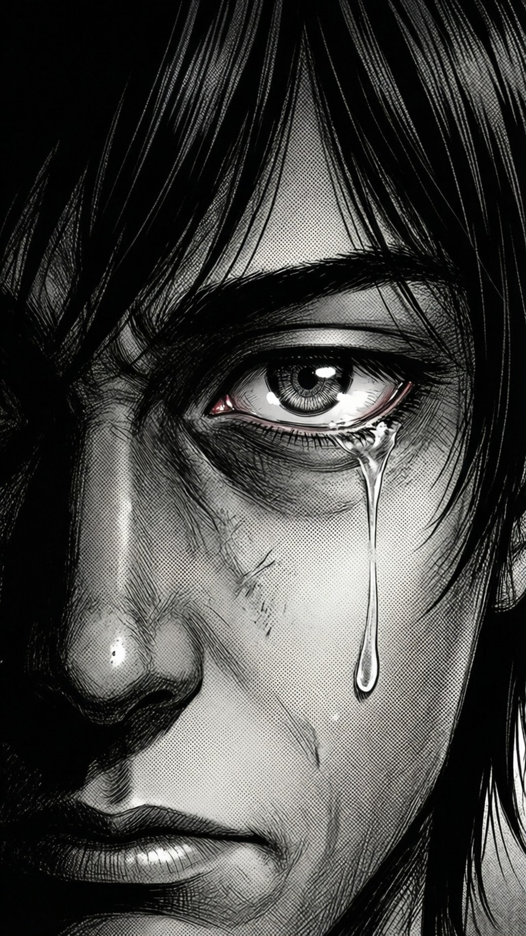 Συναισθηματική Στιγμή Manga Ταπετσαρία