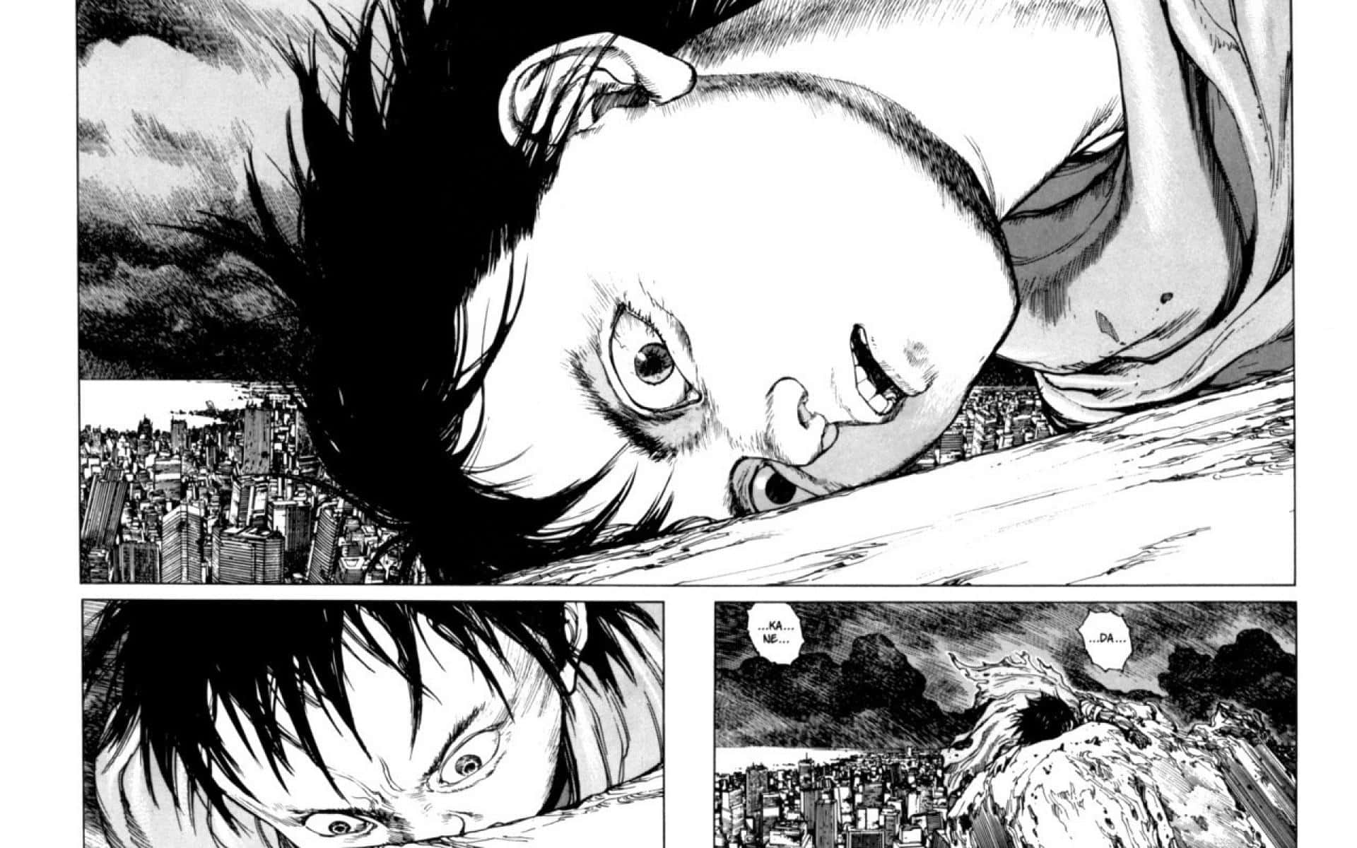 Φόντο Manga του Akira Ταπετσαρία