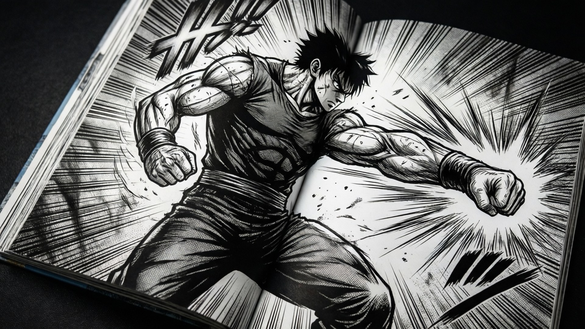 Σκηνή Δράσης Manga Ταπετσαρία