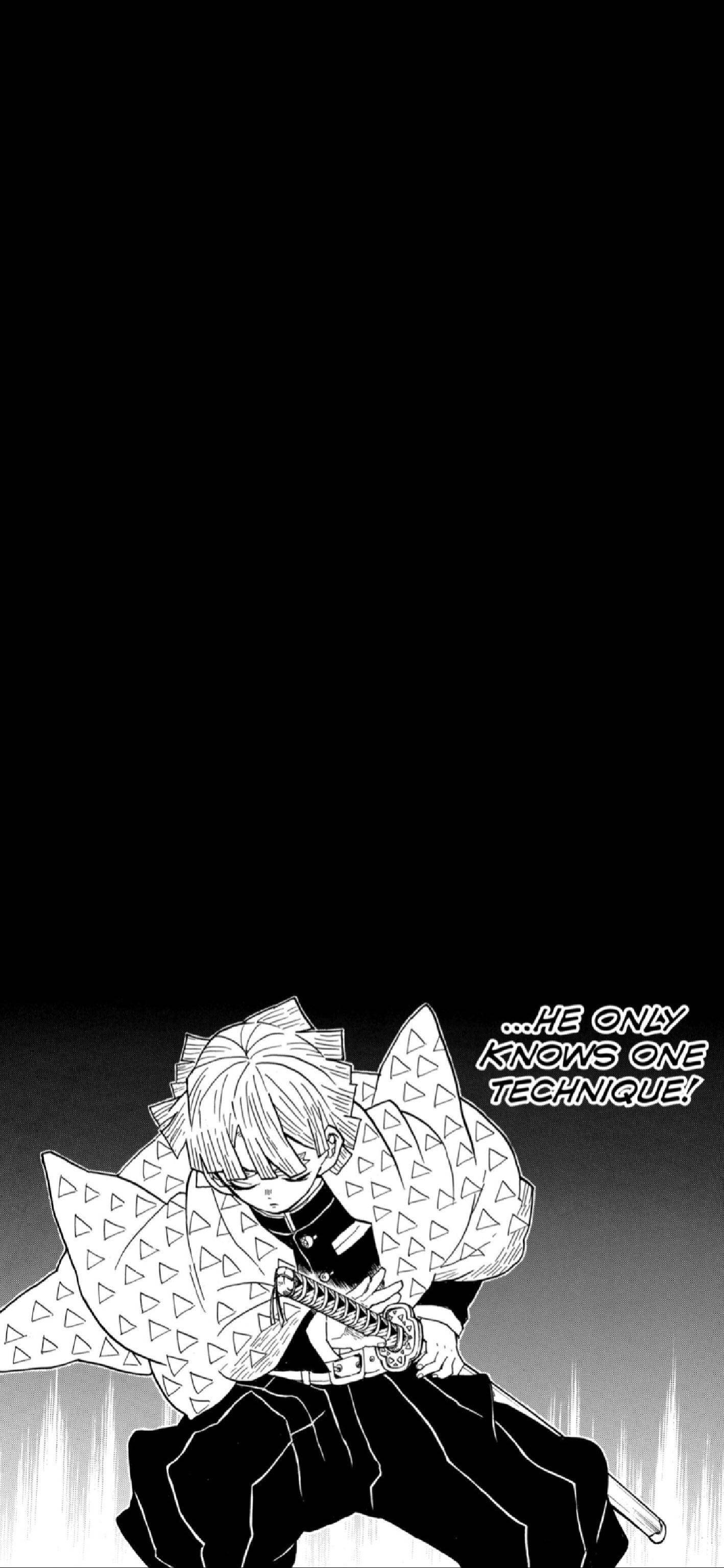 Manga iPhone Zenitsu Agatsuma Ταπετσαρία