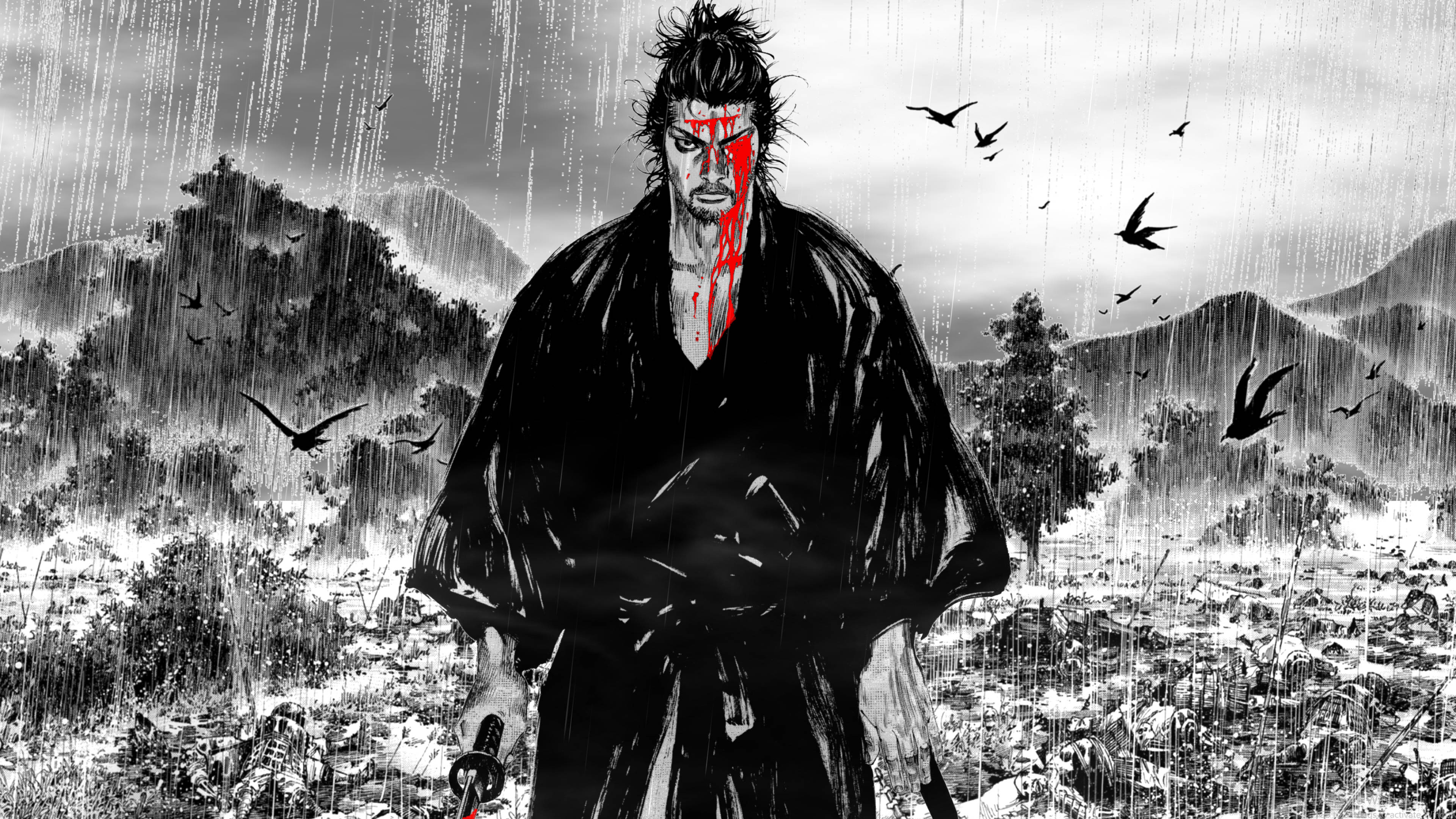 Manga Vagabond 4K Ταπετσαρία