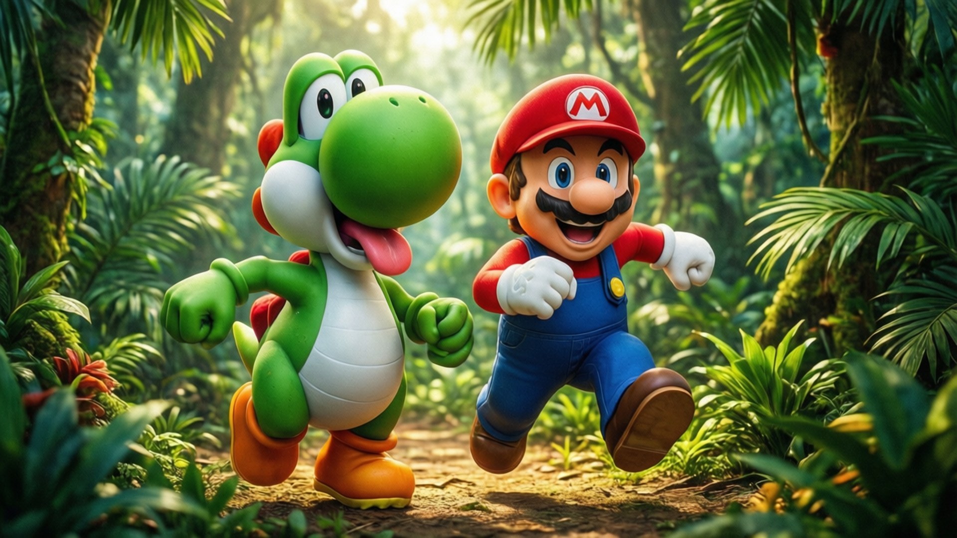 Mario και Yoshi Ταπετσαρία