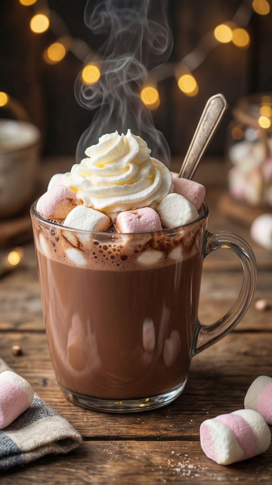 Ζεστή Σοκολάτα με Marshmallows Ταπετσαρία