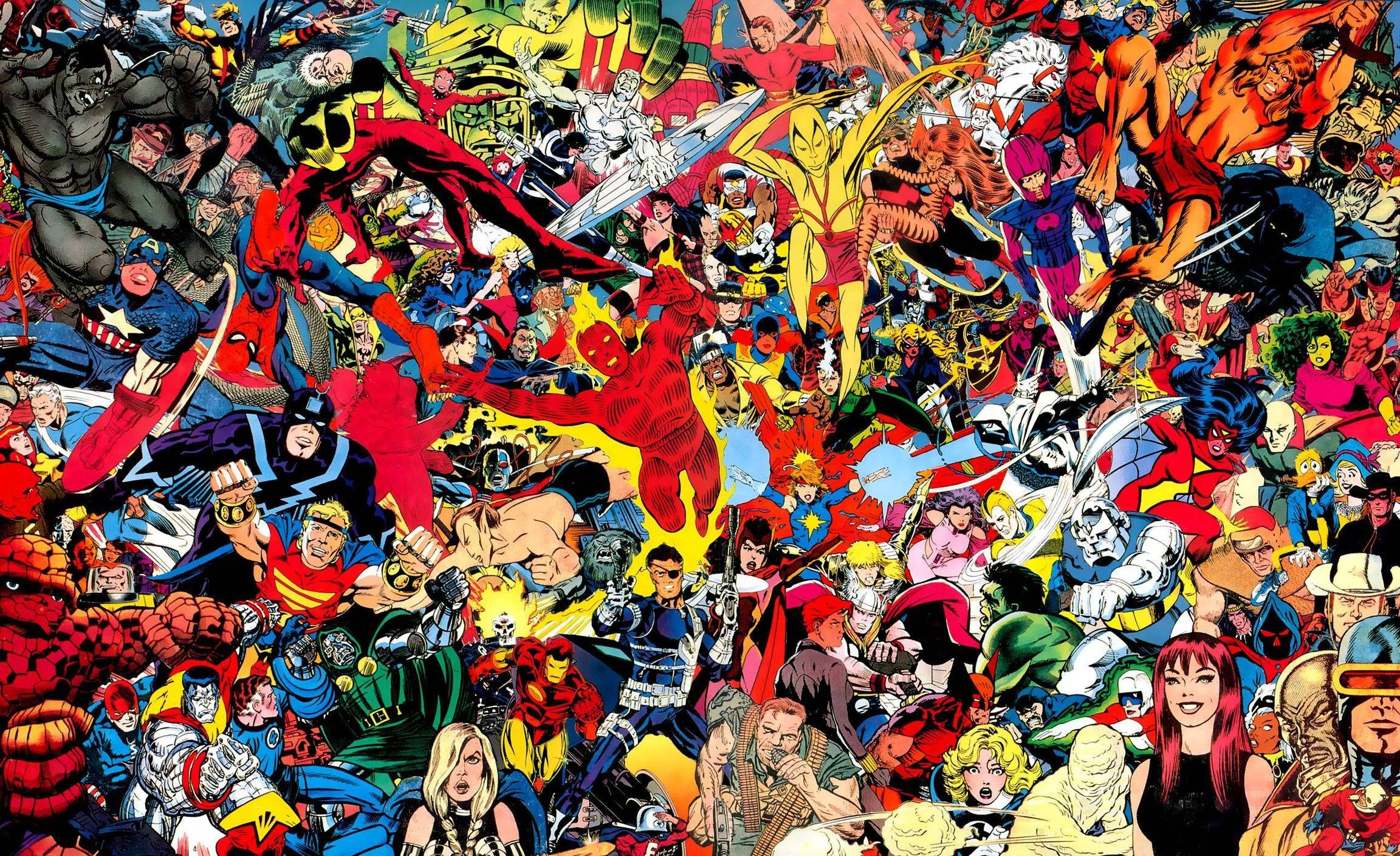 “Marvel Comics: Φέρνοντας τους Σούπερ Ήρωες στη Ζωή για Πάνω από 80 Χρόνια” Ταπετσαρία