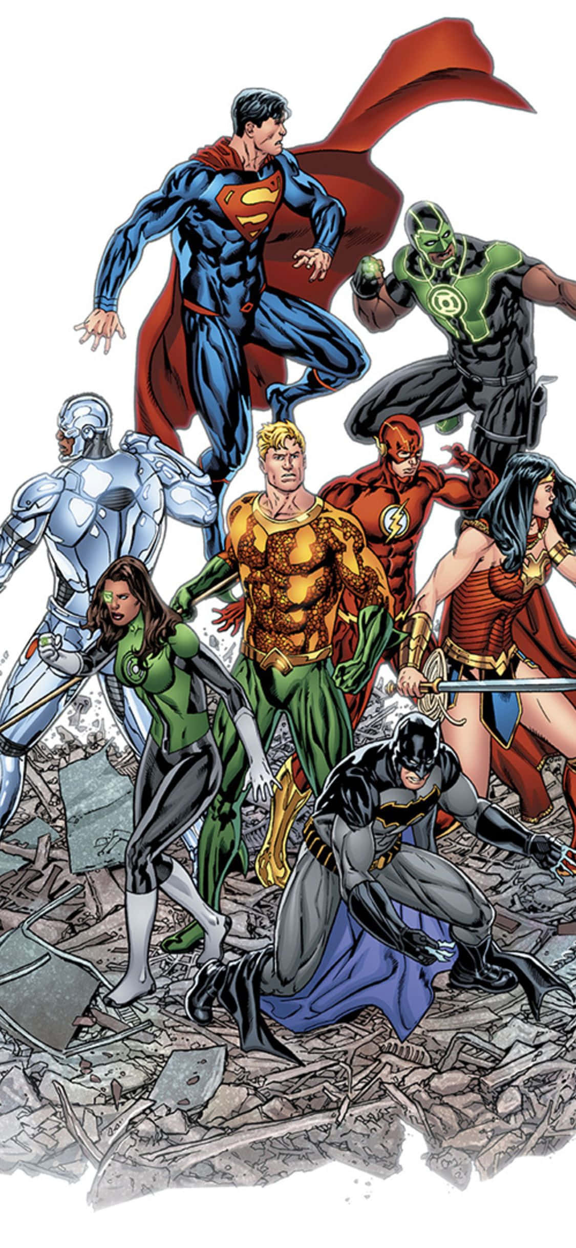 Ενώστε τους Ήρωες: Συνδεθείτε Δυναμικά με Marvel & DC στο iPhone σας Ταπετσαρία