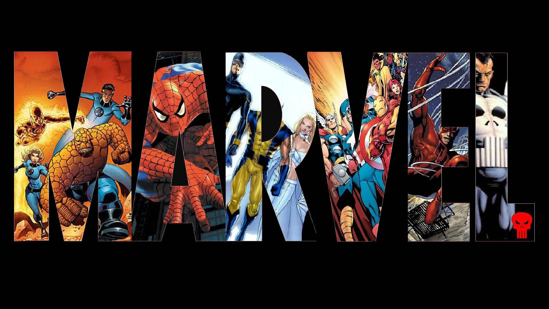 Ενώστε τους Marvel Υπερήρωες Ταπετσαρία