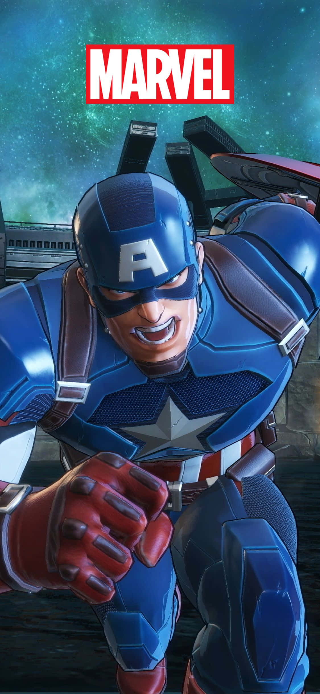 Marvel Ultimate Alliance 3 Captain America iPhone XS Marvel φόντο Ταπετσαρία