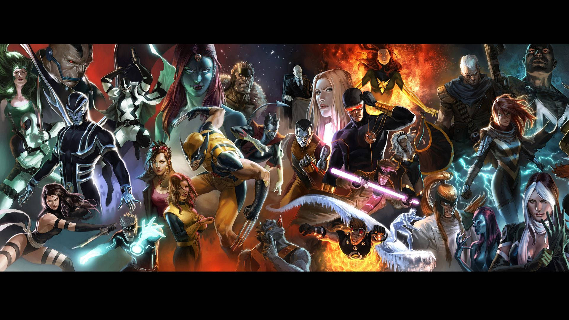 Όλοι οι Χαρακτήρες της Marvel σε Ένα Μέρος! Ταπετσαρία
