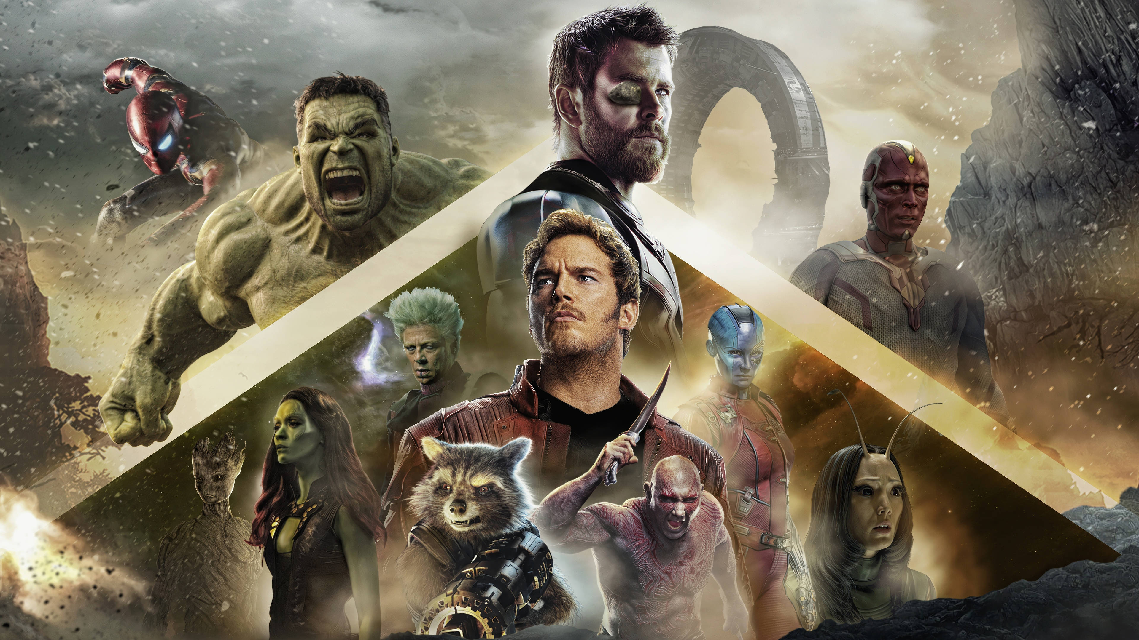 Marvel Επιφάνεια Εργασίας Μοντάζ 2 Ταπετσαρία