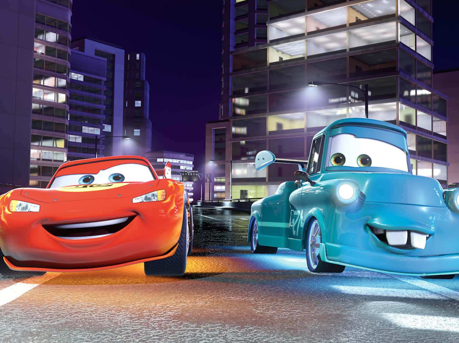Mater και Lightning McQueen, Φίλοι που Δοκιμάστηκαν από τον Χρόνο Ταπετσαρία