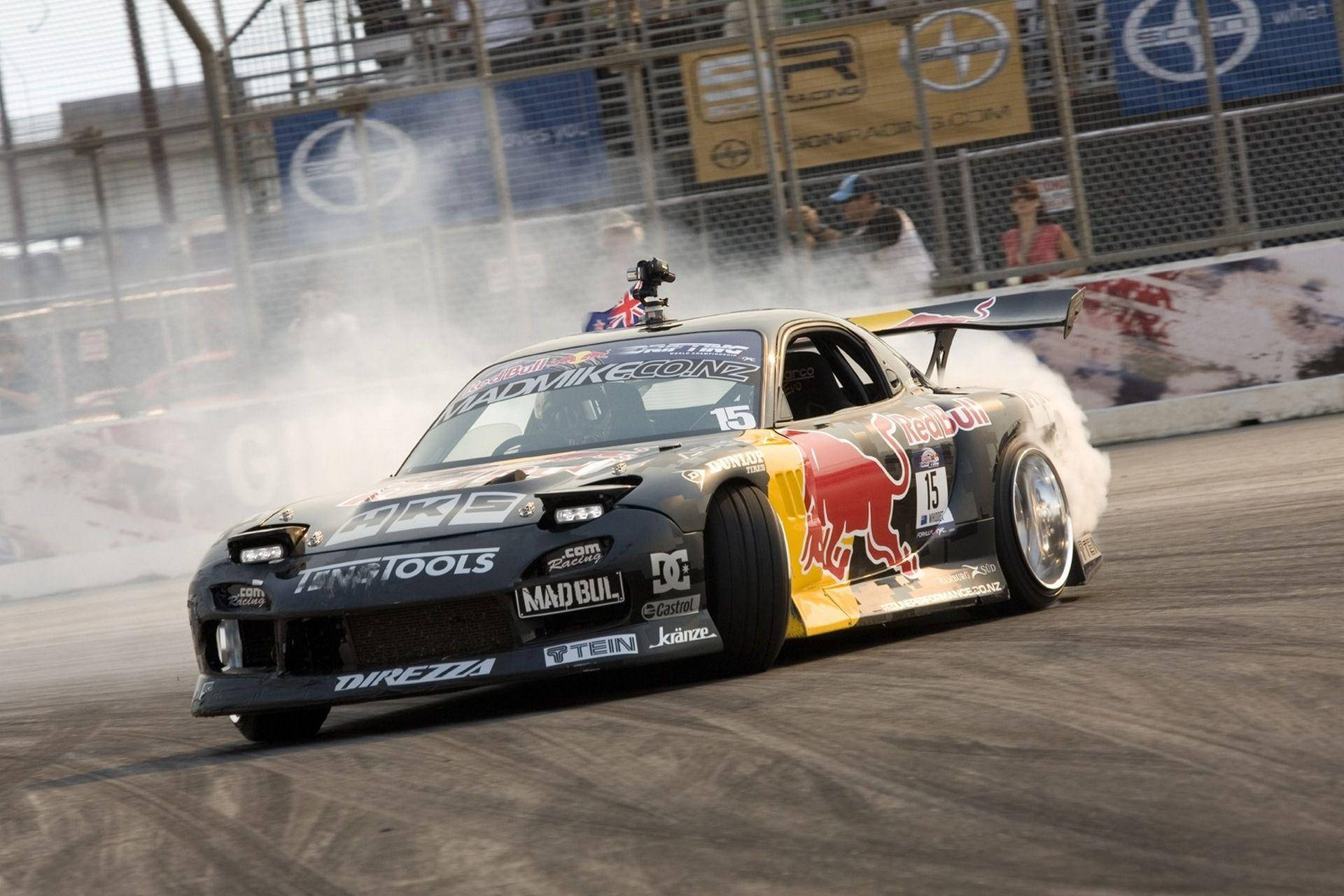 Mazda RX-7 με Κάμερα σε Drift Ταπετσαρία