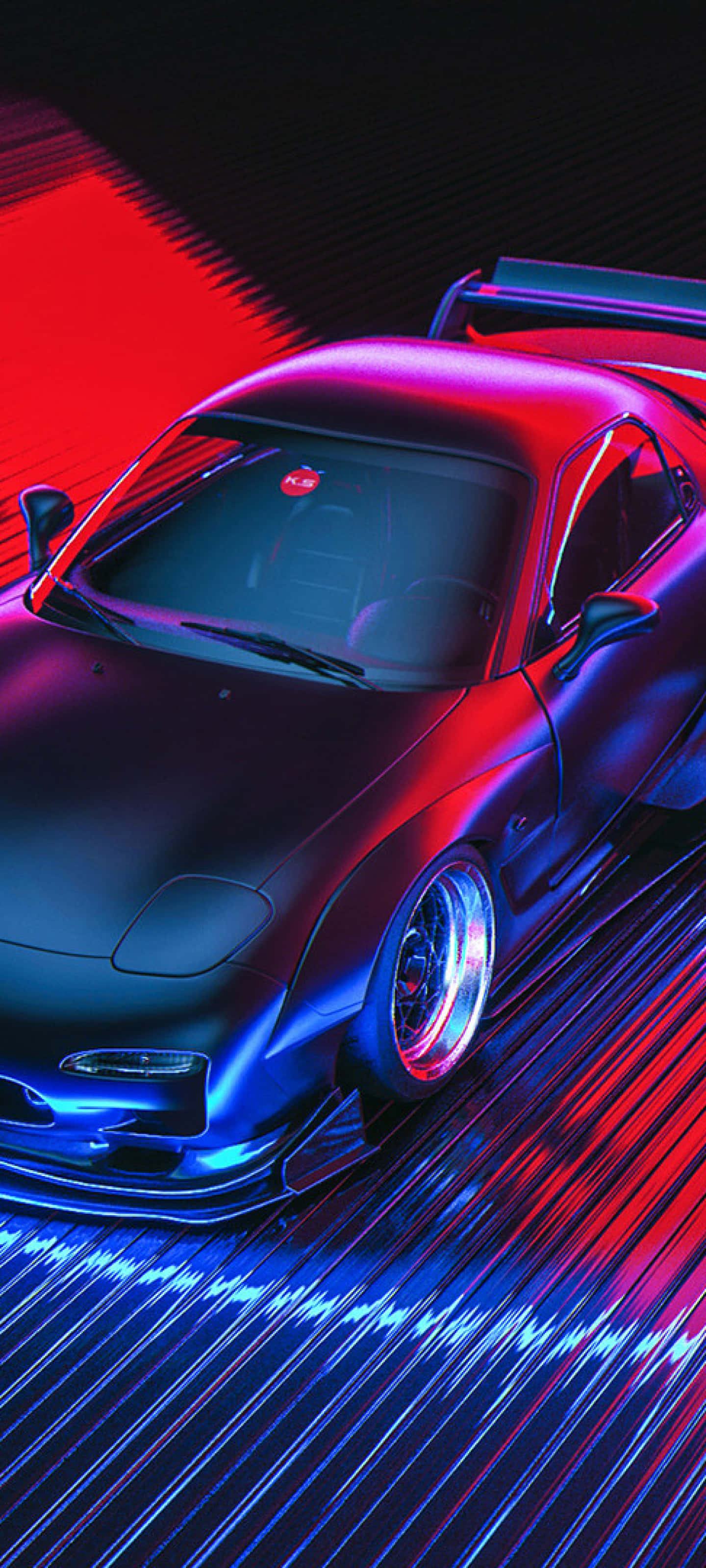 Mazda RX-7 Pixel 3 Need For Speed Heat Φόντο Ταπετσαρία