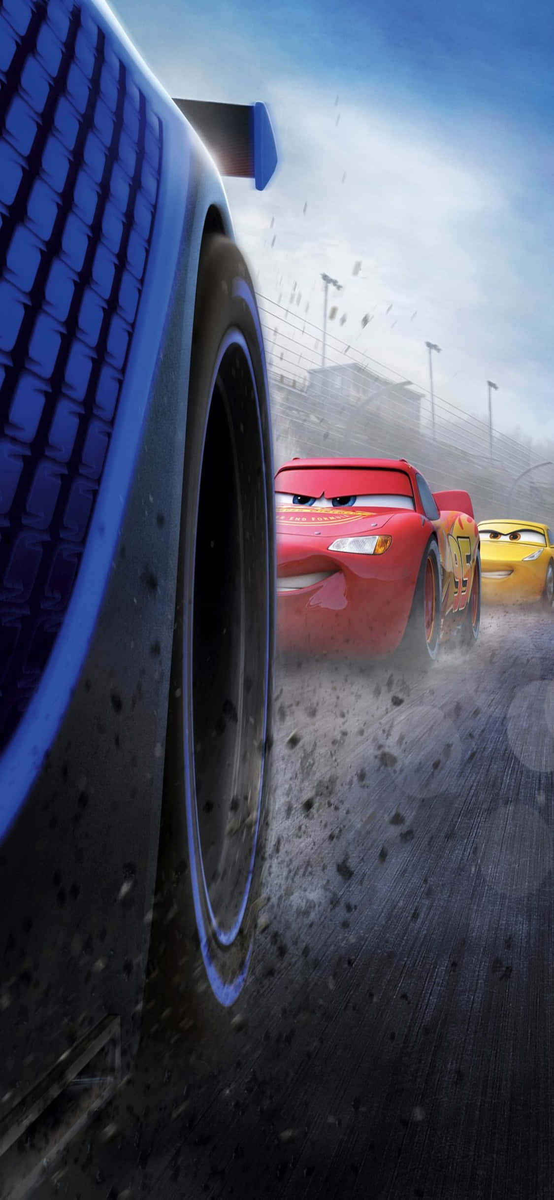 McQueen Επαγγελματίας Οδηγός Αγώνων iPhone X Cars Φόντο Ταπετσαρία