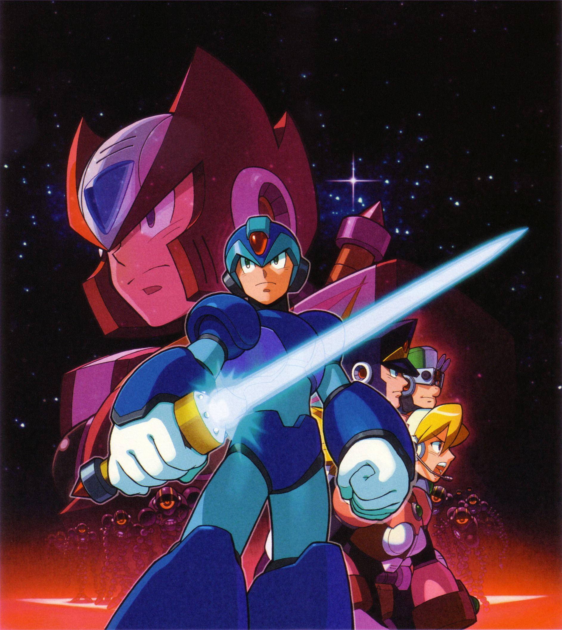 Mega Man Xtreme 2 Αφίσα Παιχνιδιού Ταπετσαρία