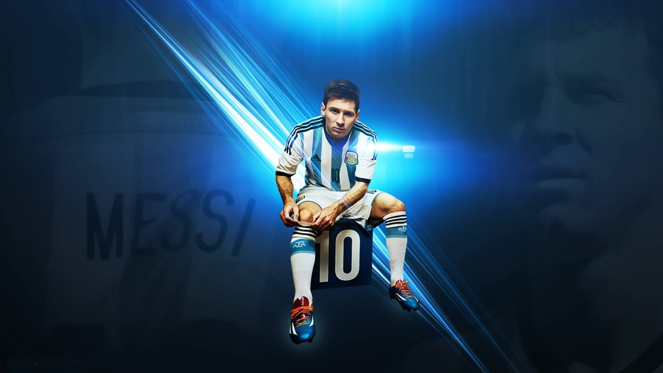 Messi Αστέρι Ποδοσφαίρου Αργεντινής Ταπετσαρία