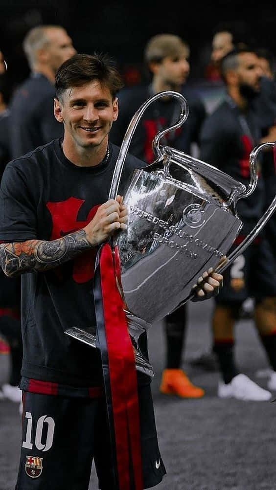 Ξεκλειδώστε τις δυνατότητές σας με το νέο Messi iPhone. Ταπετσαρία