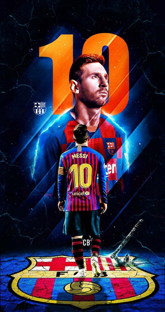 Εμπιστεύσου μόνο ένα θρυλικό τηλέφωνο - Messi iPhone Ταπετσαρία