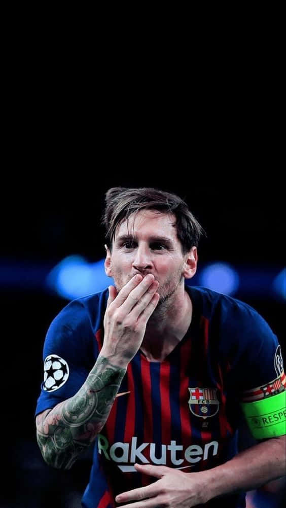 Δείξε την αφοσίωσή σου με το Messi iPhone Ταπετσαρία
