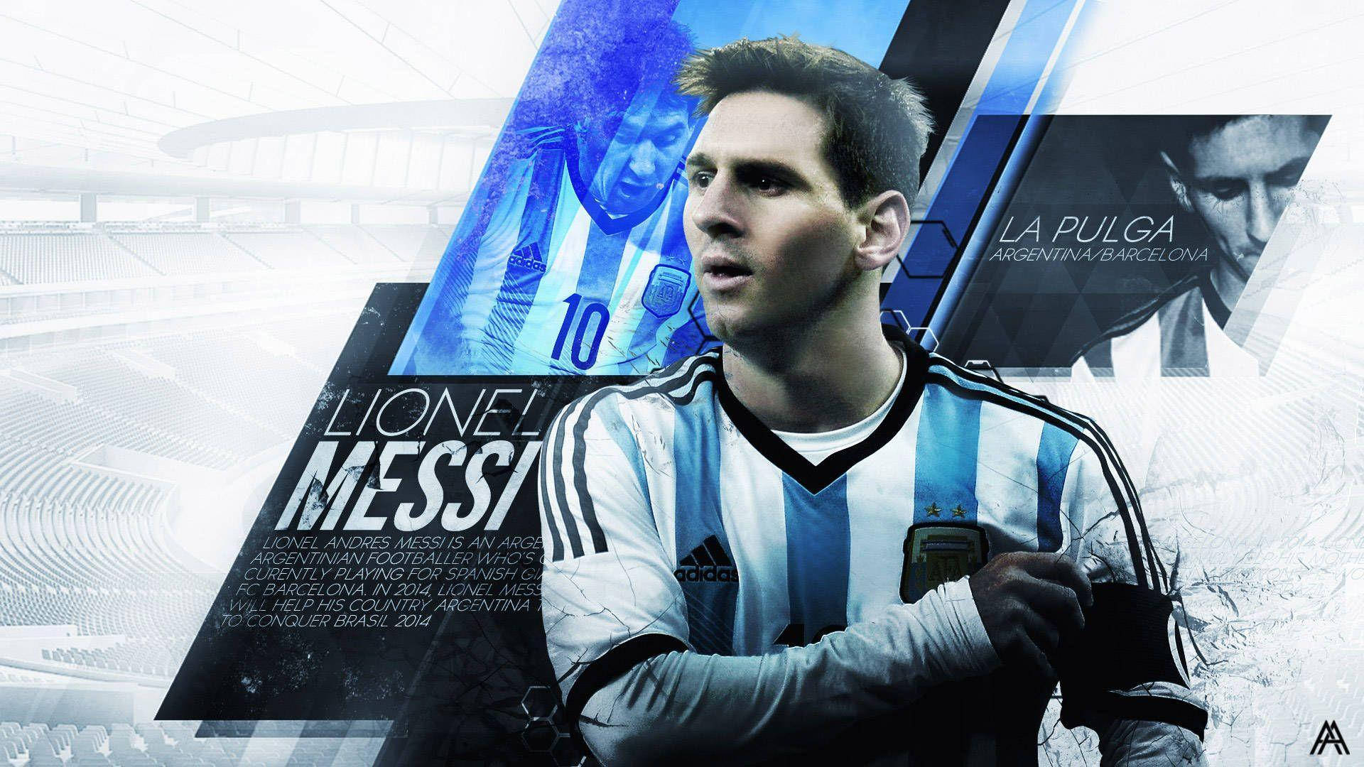 Messi La Pulga Τέχνη Ταπετσαρία