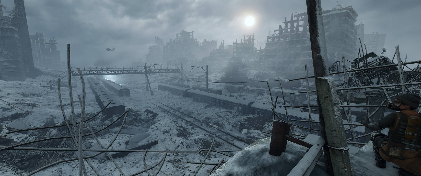 Metro Exodus Ερειπωμένη Πόλη Μάχης 3440x1440 Ταπετσαρία