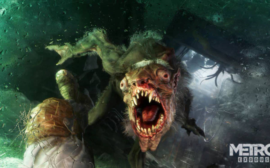 Metro Exodus Τέρας Ψάρι 3440x1440 Ταπετσαρία
