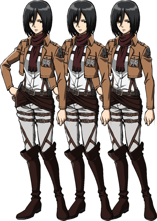 Στολή Σώματος Προσκόπων της Mikasa Ackerman Ταπετσαρία