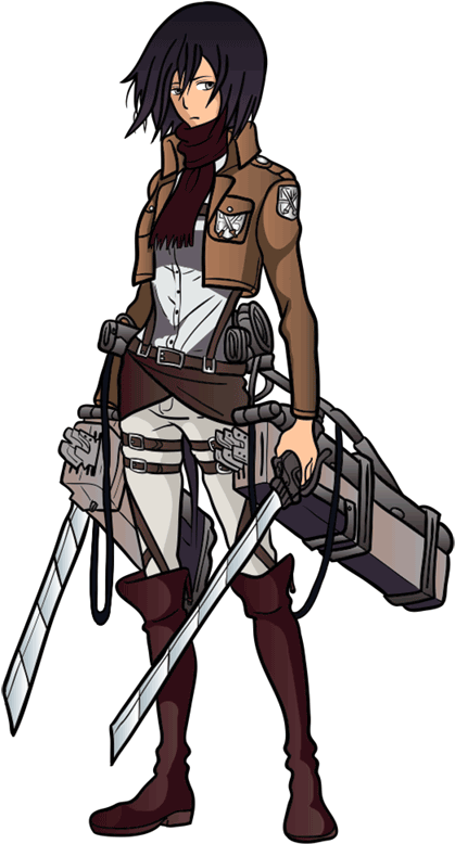 Mikasa Ackerman Attack on Titan Χαρακτήρας Ταπετσαρία