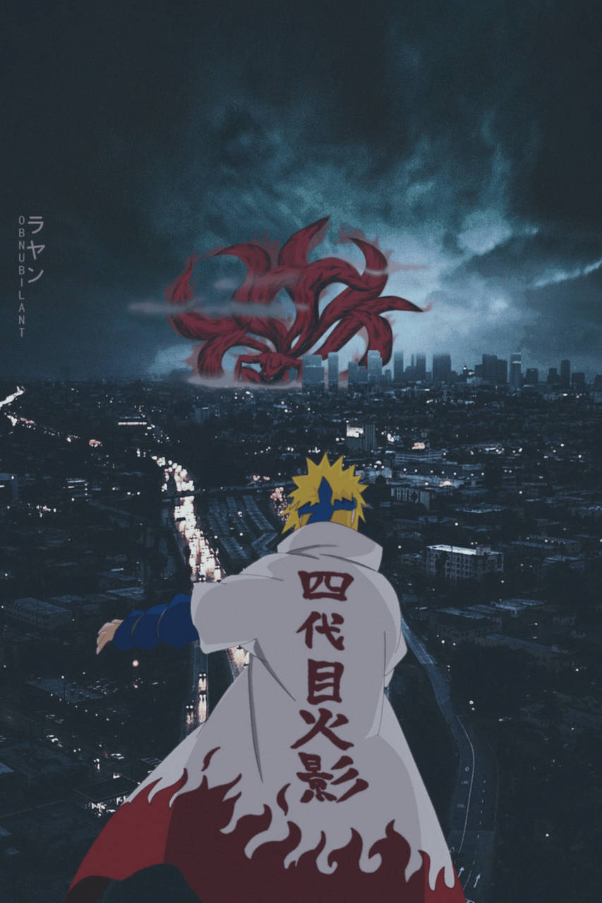 Minato εναντίον Kurama Naruto Αισθητική Ταπετσαρία