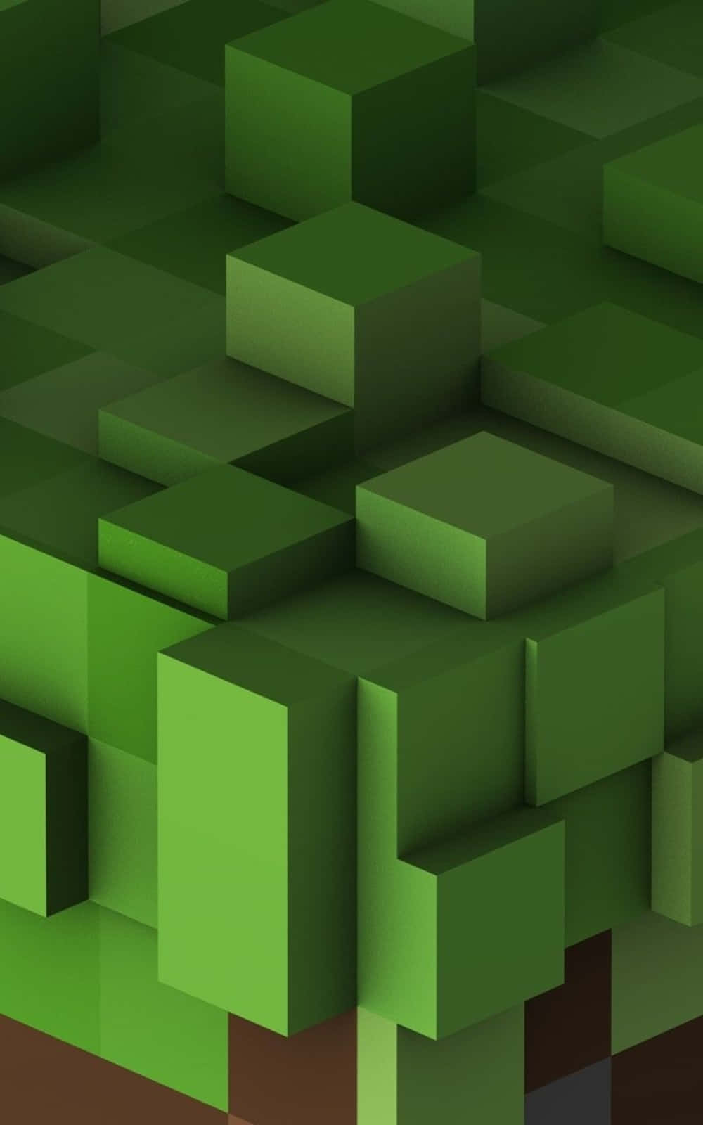 Φόντο Minecraft με γρασίδι σε γεωμετρικά σχήματα για Pixel 3xl Ταπετσαρία