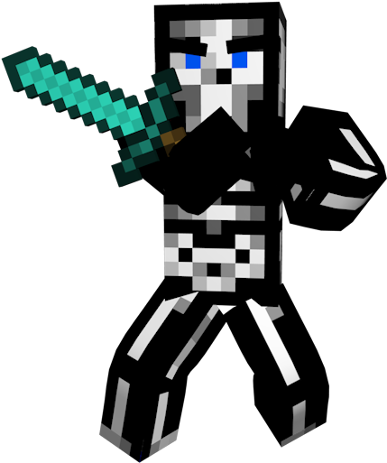 Minecraft_ Χαρακτήρας_ Με_ Σπαθί.PNG Ταπετσαρία