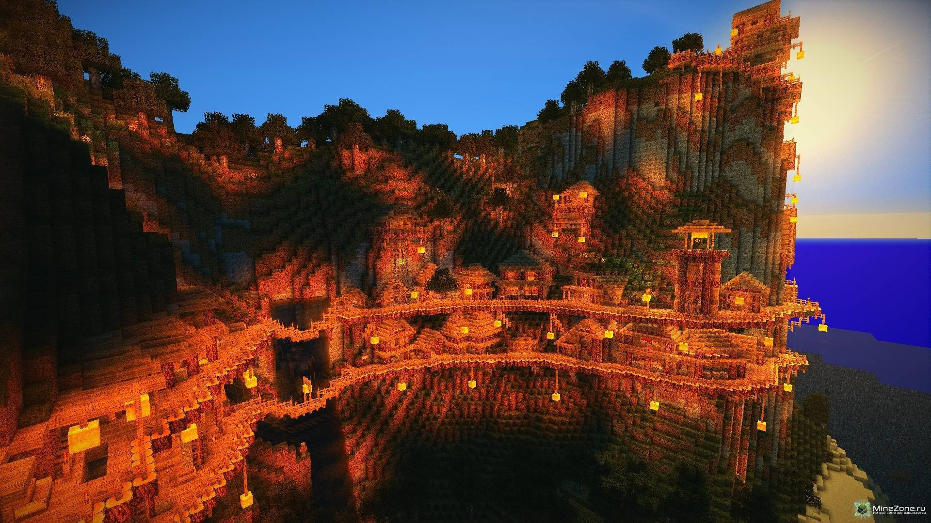 Minecraft Αισθητικό Καφέ Κάστρο Ταπετσαρία