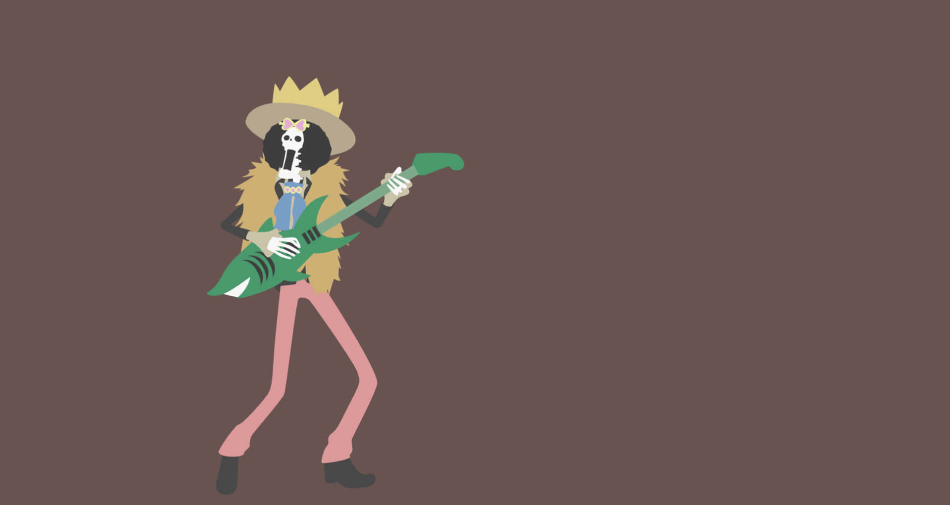 Minimalιστικό One Piece Soul King Brook Ταπετσαρία