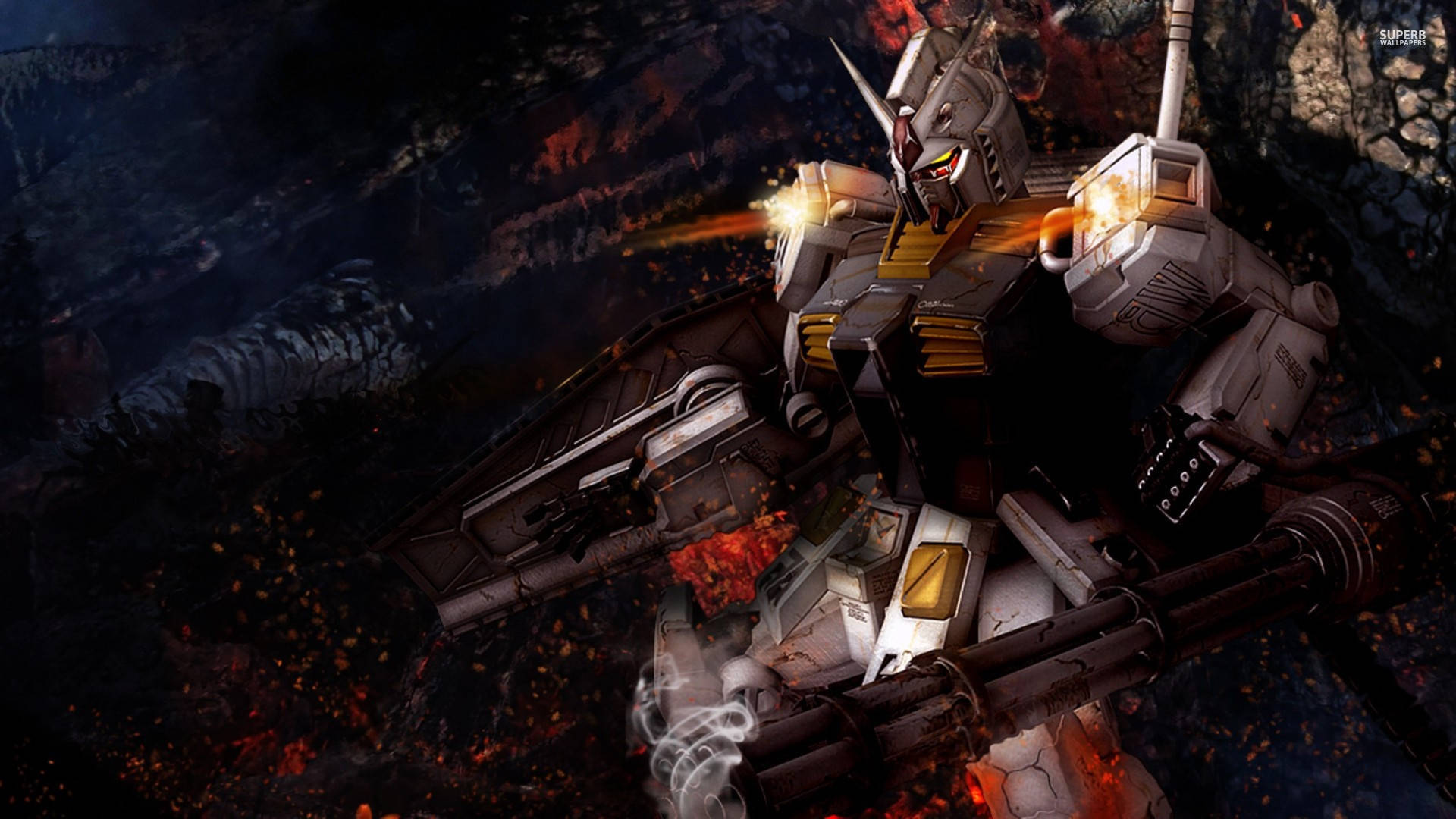 Ψηφιακή Τέχνη Mobile Suit Gundam Ταπετσαρία